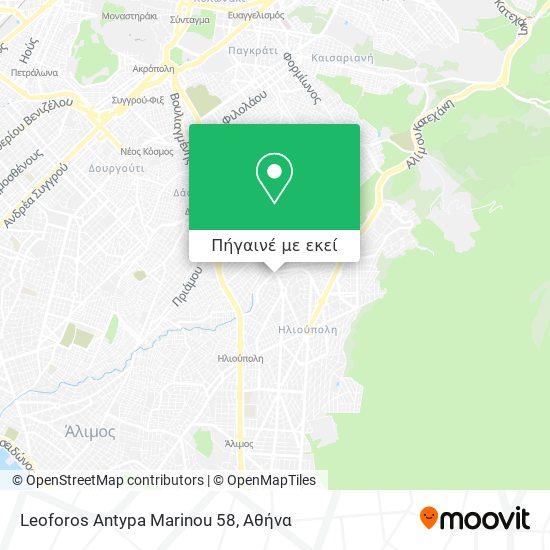 Leoforos Antypa Marinou 58 χάρτης