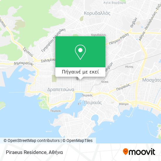 Piraeus Residence χάρτης