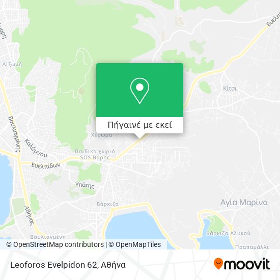 Leoforos Evelpidon 62 χάρτης