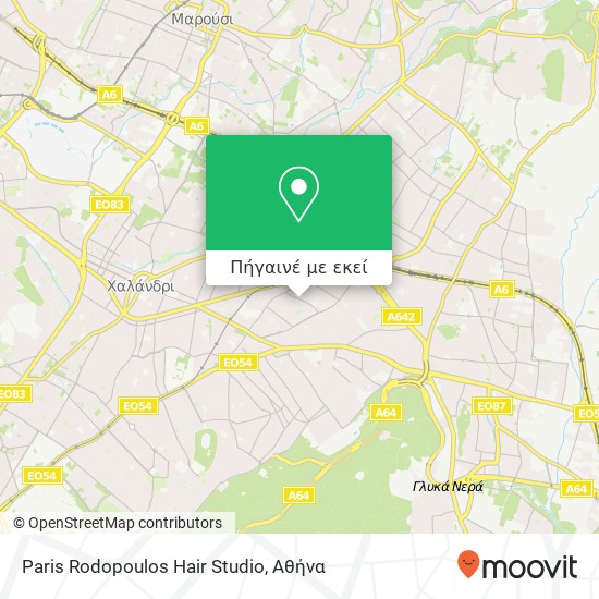 Paris Rodopoulos Hair Studio χάρτης