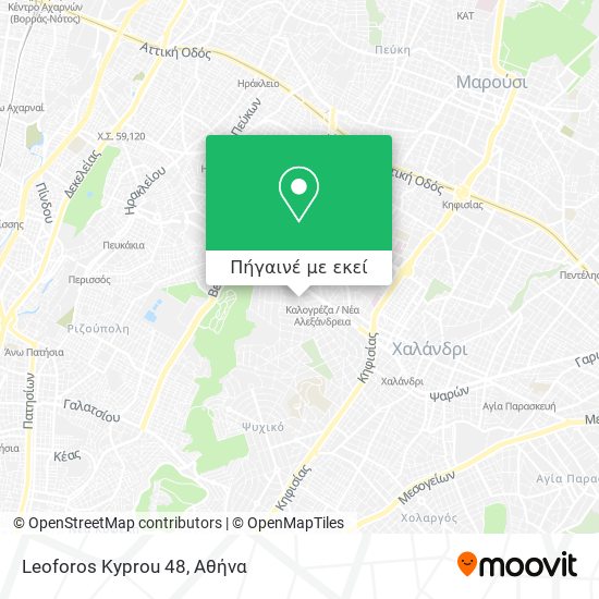 Leoforos Kyprou 48 χάρτης