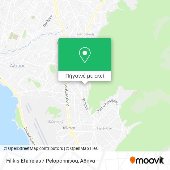 Filikis Etaireias / Peloponnisou χάρτης