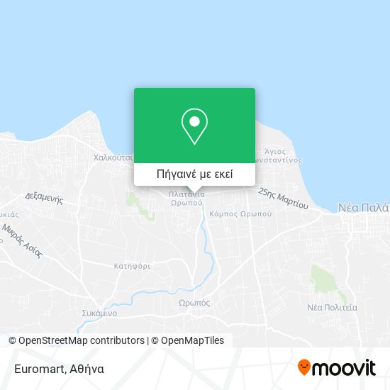 Euromart χάρτης