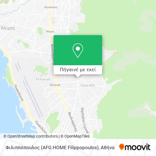 Φιλιππόπουλος (AFG HOME Filippopoulos) χάρτης
