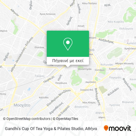 Gandhi's Cup Of Tea Yoga & Pilates Studio χάρτης