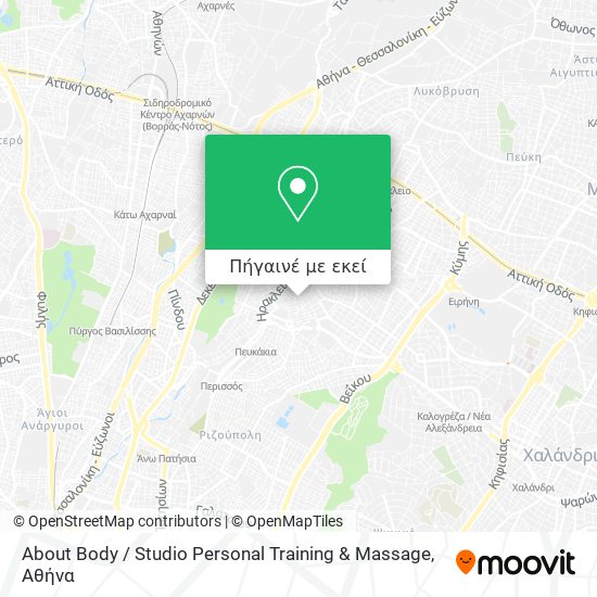 About Body / Studio Personal Training & Massage χάρτης