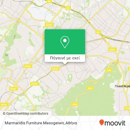 Marmaridis Furniture Mesogeiwn χάρτης