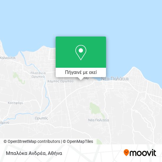 Μπαλόκα Ανδρέα χάρτης