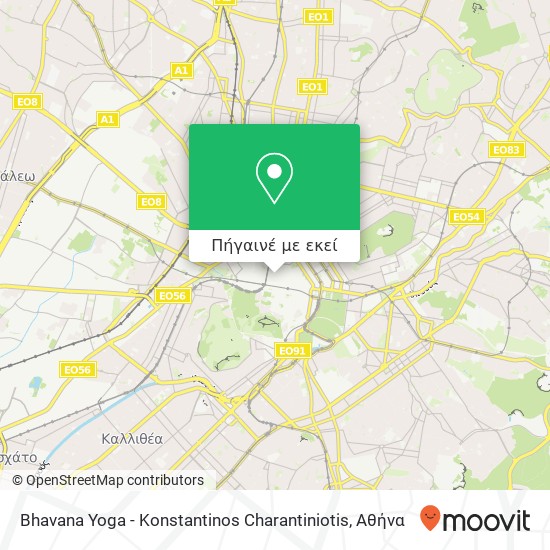 Bhavana Yoga - Konstantinos Charantiniotis χάρτης