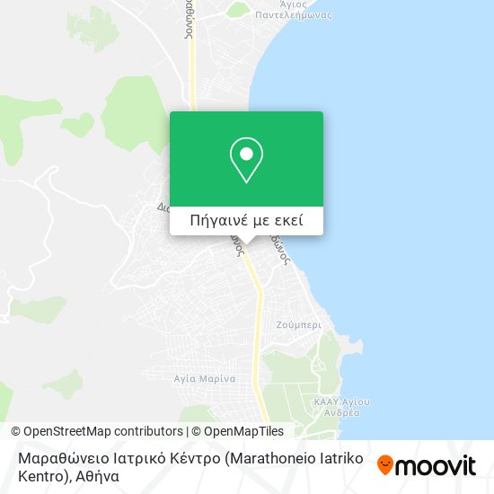Μαραθώνειο Ιατρικό Κέντρο (Marathoneio Iatriko Kentro) χάρτης