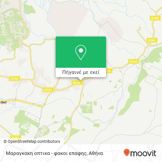 Μαραγκακη οπτικα - φακοι επαφης χάρτης