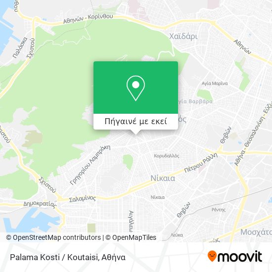 Palama Kosti / Koutaisi χάρτης