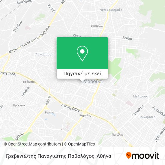Γρεβενιώτης Παναγιώτης Παθολόγος χάρτης