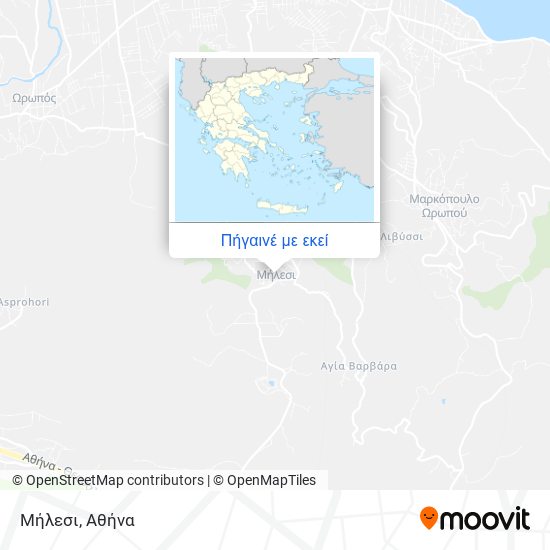Μήλεσι χάρτης