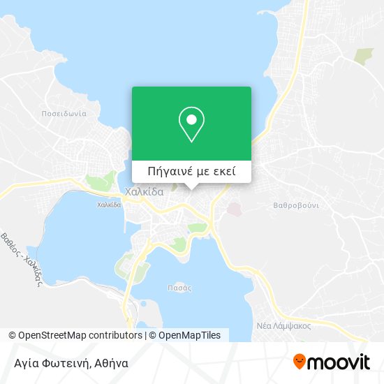 Αγία Φωτεινή χάρτης