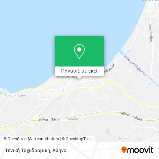 Γενική Ταχυδρομική χάρτης
