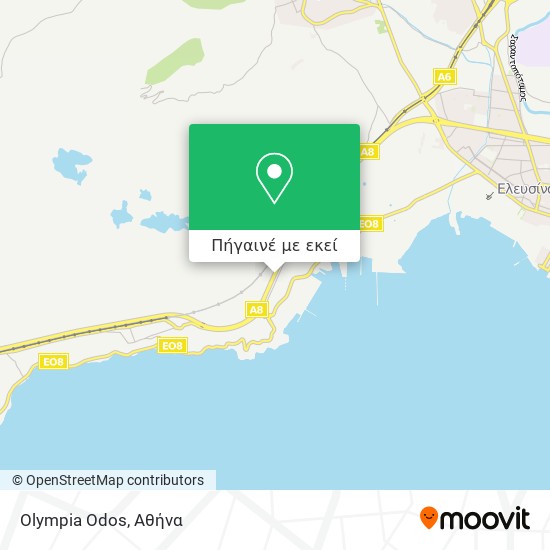 Olympia Odos χάρτης