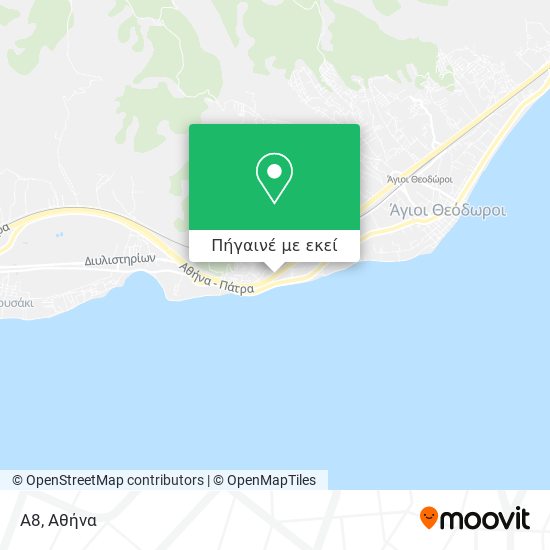A8 χάρτης