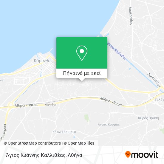Άγιος Ιωάννης Καλλιθέας χάρτης