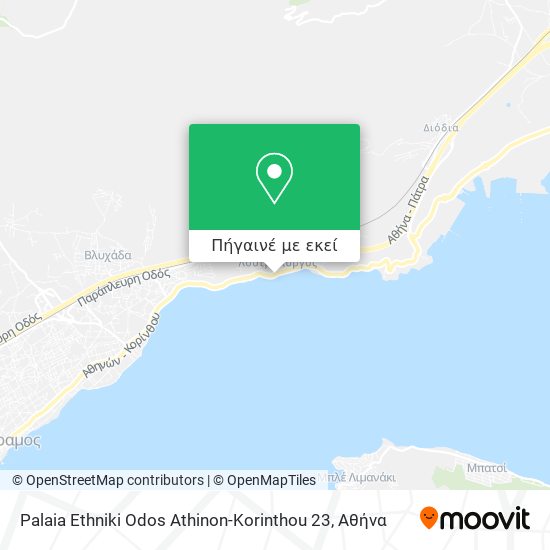 Palaia Ethniki Odos Athinon-Korinthou 23 χάρτης