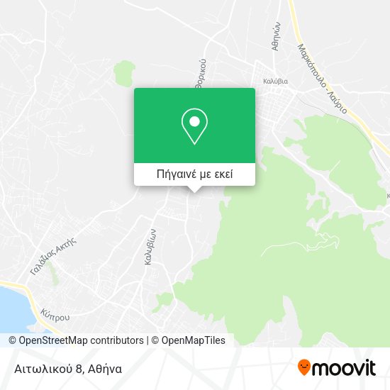 Αιτωλικού 8 χάρτης