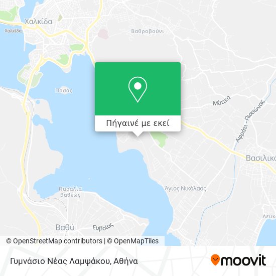 Γυμνάσιο Νέας Λαμψάκου χάρτης