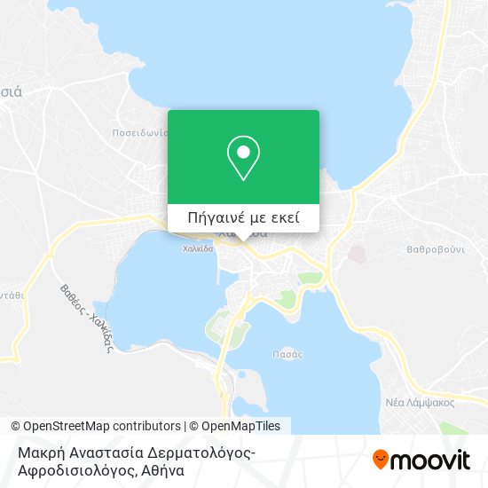 Μακρή Αναστασία Δερματολόγος-Αφροδισιολόγος χάρτης
