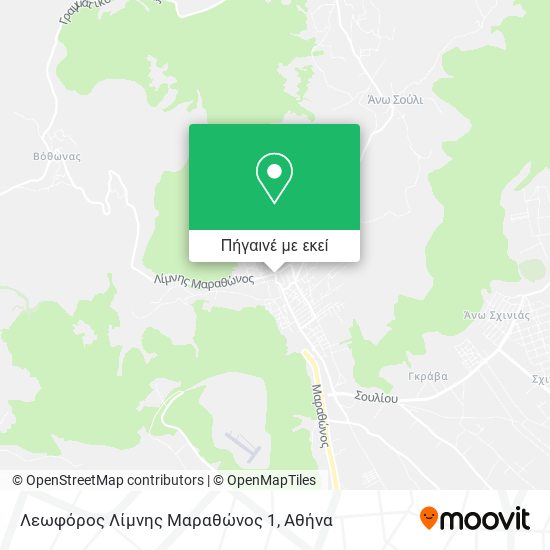 Λεωφόρος Λίμνης Μαραθώνος 1 χάρτης