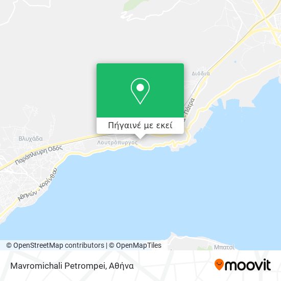 Mavromichali Petrompei χάρτης