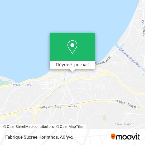 Fabrique Sucree Korinthos χάρτης