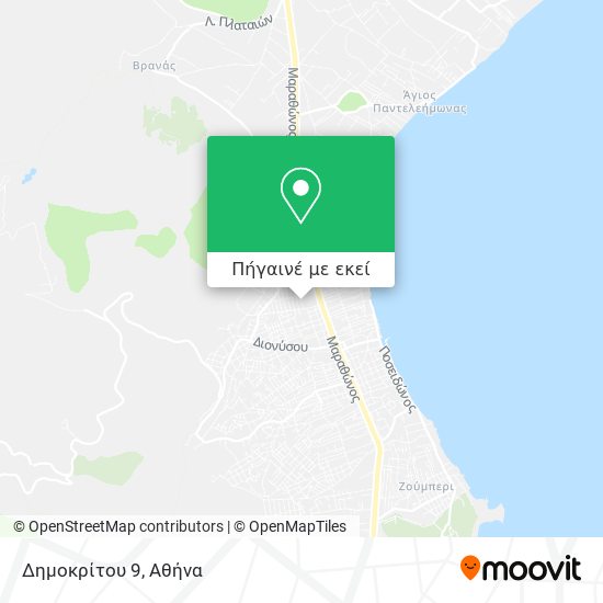 Δημοκρίτου 9 χάρτης