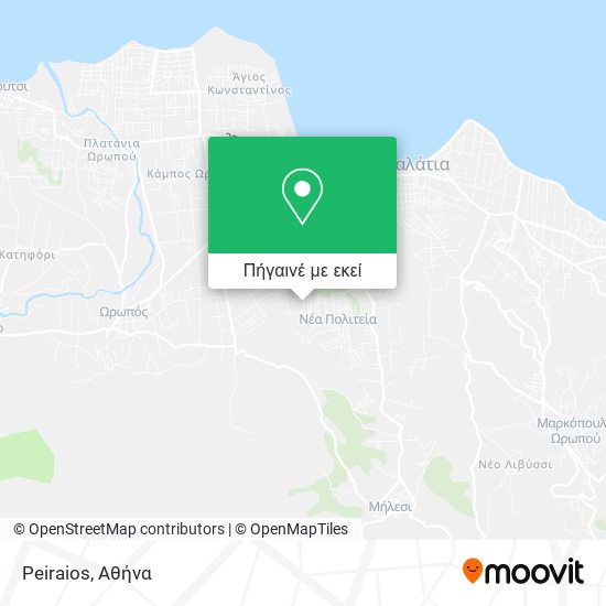 Peiraios χάρτης