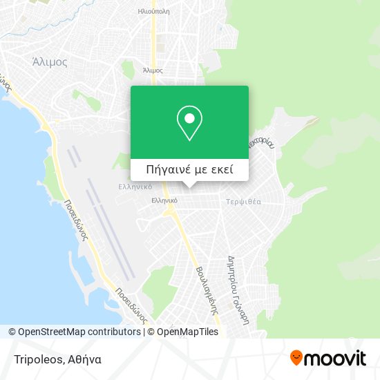 Tripoleos χάρτης