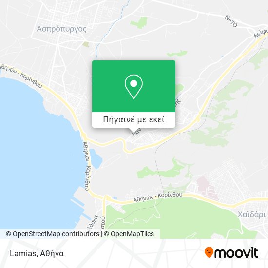 Lamias χάρτης