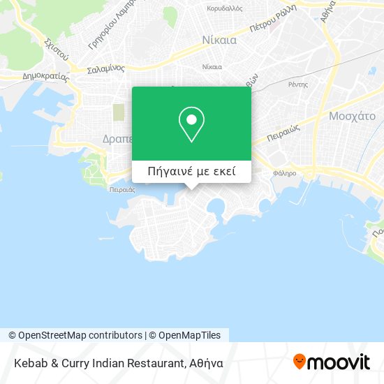 Kebab & Curry Indian Restaurant χάρτης