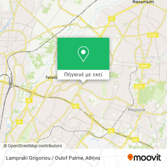Lampraki Grigoriou / Oulof Palme χάρτης
