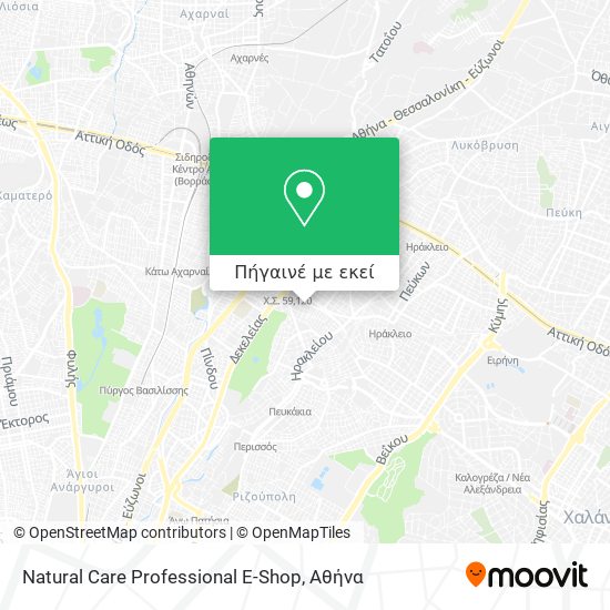 Natural Care Professional E-Shop χάρτης