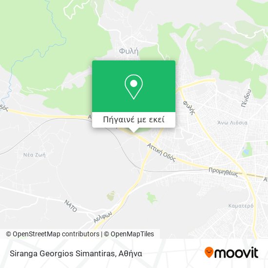 Siranga Georgios Simantiras χάρτης