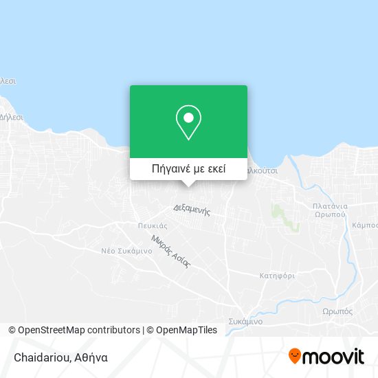 Chaidariou χάρτης