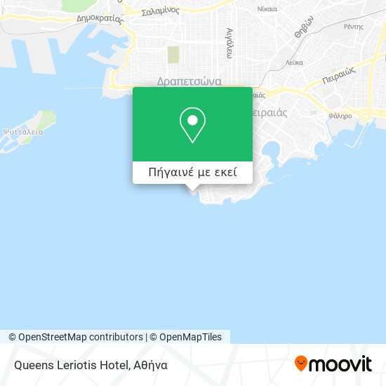 Queens Leriotis Hotel χάρτης
