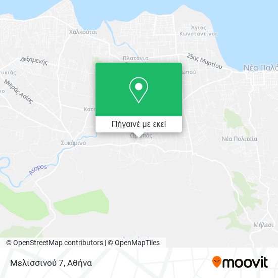 Μελισσινού 7 χάρτης