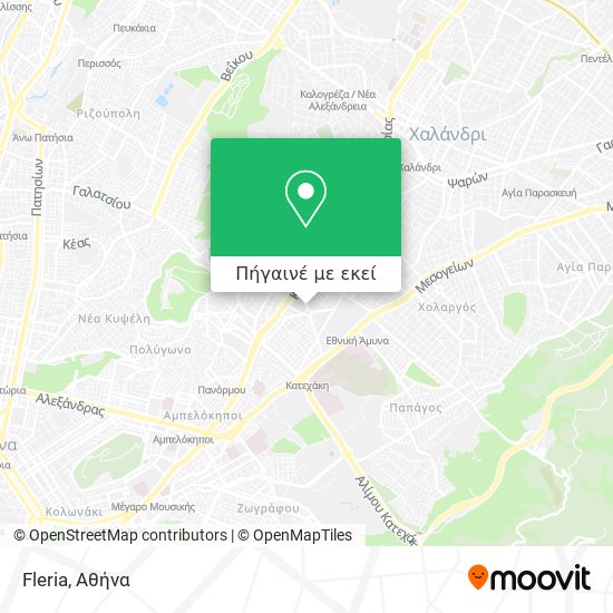 Fleria χάρτης