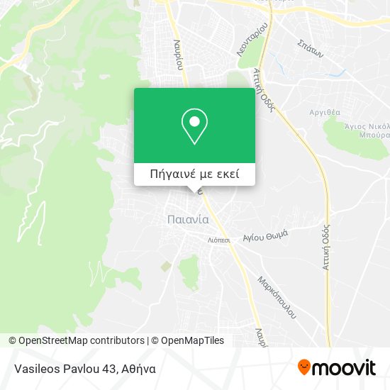 Vasileos Pavlou 43 χάρτης