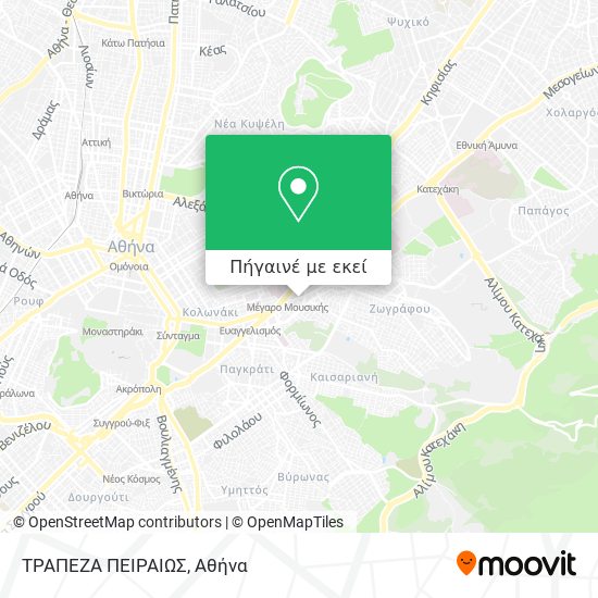 ΤΡΑΠΕΖΑ ΠΕΙΡΑΙΩΣ χάρτης