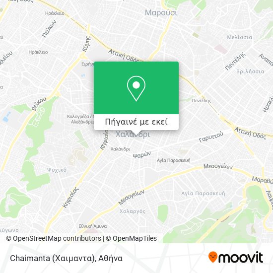 Chaimanta (Χαιμαντα) χάρτης