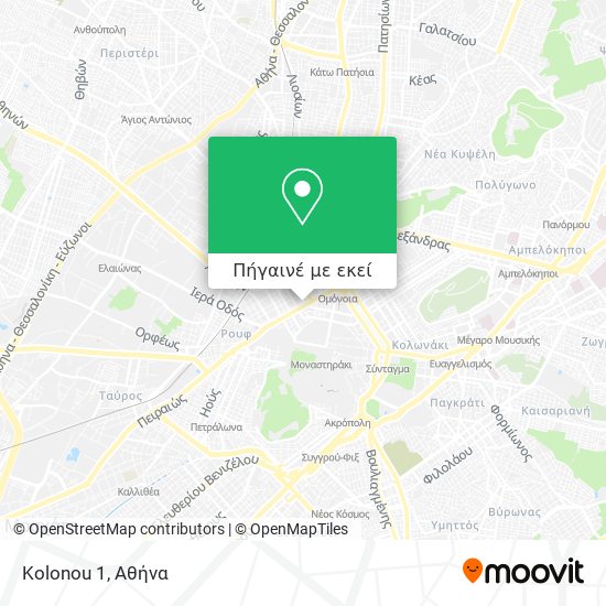 Kolonou 1 χάρτης