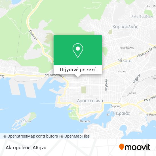 Akropoleos χάρτης