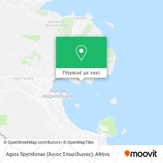 Agios Spyridonas (Άγιος Σπυρίδωνας) χάρτης