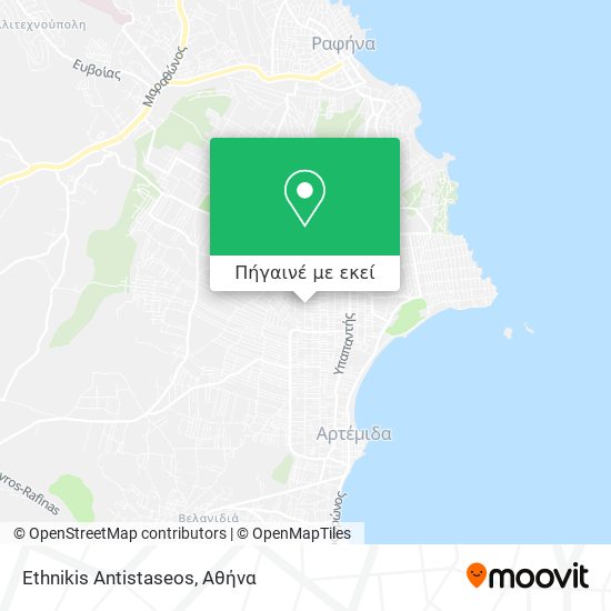 Ethnikis Antistaseos χάρτης
