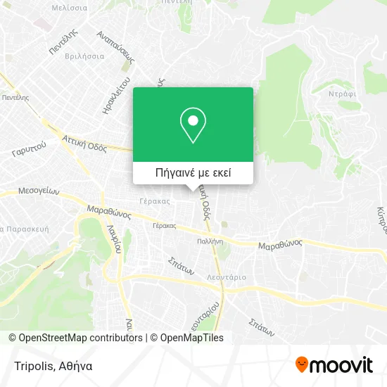 Tripolis χάρτης